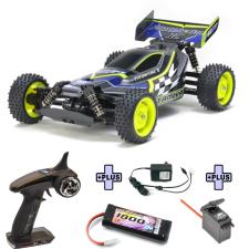 LOT RC PLASMA EDGE Carro. Pre-Peinte GUN METAL (Accu+Chargeur+Radio) TAMIYA_Réf_47446L