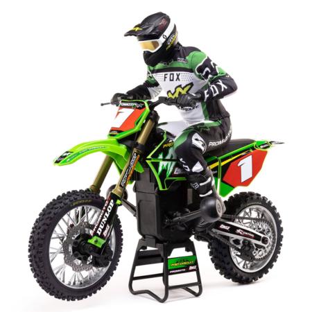 Promoto-MX 1/4 Motorcycle RTR Verte Combo + Batterie et Chargeur LOSI_Réf_LOS06002